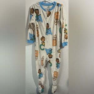 Cozy Alphabet Kids Footie Pajama